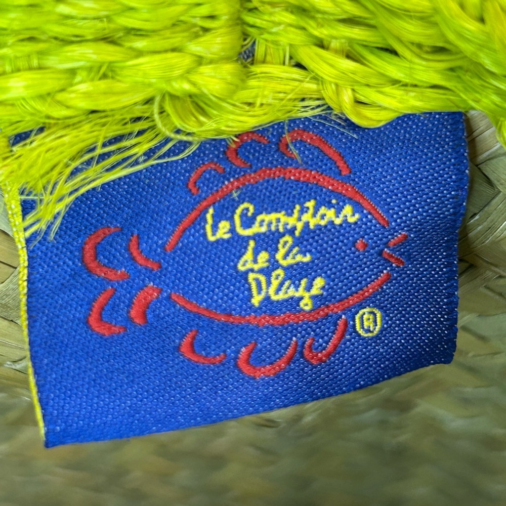 Le Comptoir De La Plage Woven Sunburst Basket Beach Tote - Picture 5 of 8